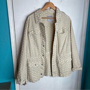 Bagatelle eyelet jacket snaps  down